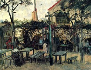 Terrace Of A Cafe On Montmartre ''la Guinguette'' — Vincent Willem Van Gogh