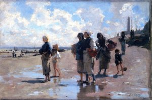 Fishing For Oysters At Cancale — John Singer Sargent
