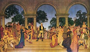 Florentine Fete — Maxfield Parrish