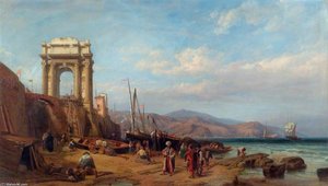 Ancona And The Arch Of Trajan — Clarkson Frederick Stanfield