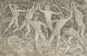 Battle Of The Nudes — Antonio Del Pollaiuolo