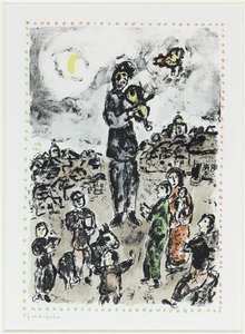Concert On The Square — Marc Chagall, Cubist Expressionism