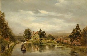 The Kennet And Avon Canal Above Lock 44, Devizes Flight — Henry Grant