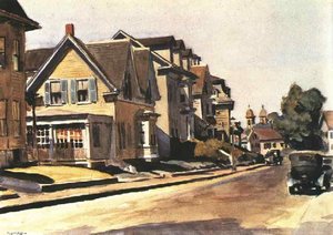 Prospect Street, Gloucester, , Private Collectio — Edward Hopper