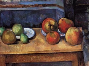 Still Life Apples And Pears — Paul Cézanne, Post-impressionism