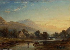 On The Glaslyn, North Wales — Anthony Vandyke Copley Fielding