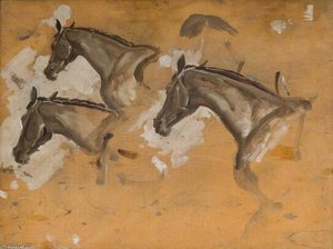 Studies Of A Horse's Head — Sir Alfred James Munnings