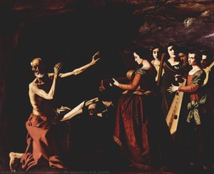 The Temptation Of St. Jerome — Francisco De Zurbarán, Baroque