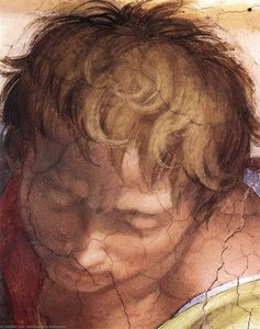 David And Goliath (detail) — Michelangelo Buonarroti