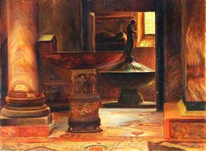 Interior Of San Marco, With The Baptistery, Venice — John Wharlton Bunney