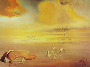The Wash Basin (stereoscopic Work, Right Component), 1976 — Salvador Dalí, Surrealism