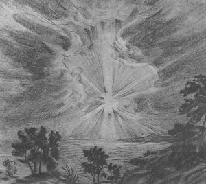 The Setting Sun — Konstantin Fyodorovich Bogaevsky