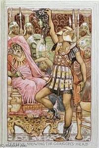 Perseus Showing The Gorgon's Head — Walter Crane