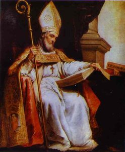 St. Leander — Bartolomé Esteban Murillo