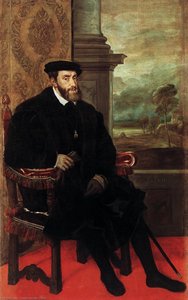Portrait Of Charles V Seated — Titian, Renaissance