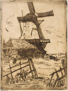 Windmill, Zwyndrecht — George Charles Aid