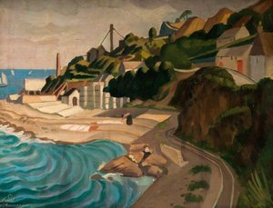 Newlyn, Looking Towards Mousehole — John S Currie