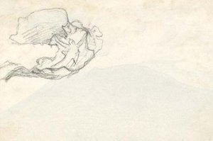 Cursory Sketch Of Flying Figure — Nicholas Roerich