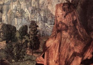 Feast Of The Rose Garlands (detail) — Albrecht Dürer