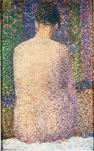 Model From The Back — Georges Seurat