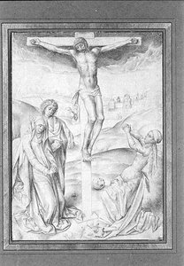 Christ On The Cross — Rogier Van Der Weyden, Early Netherlandish Painting