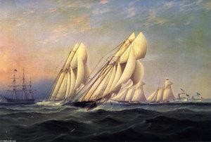 New York Yacht Club Race — James Edward Buttersworth