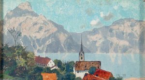 Fluelen, On The Lake Of Lucerne — Karl Heffner