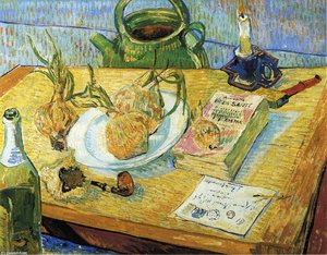 Still Life With Onions — Vincent Willem Van Gogh, Post-impressionism