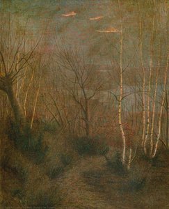 Winter Poem — Vittore Grubicy De Dragon, Divisionism