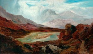 View Of A Loch (possibly In Scotland) — Charles Robert Leslie