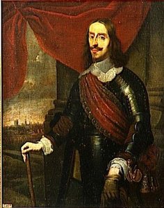OLIVIER CROMWELL, LORD PROTECTEUR D'ANGLETERRE (1559 1658) , DIT AUTREFOIS LEOPOLD GUILLAUME, ARCHIDUC D'AUTRICHE, GOUVERNEUR DES PAYS BAS
