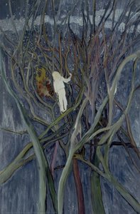 Girl In White With Trees — Peter Doig, Primitivism, Cubism, Abstraction