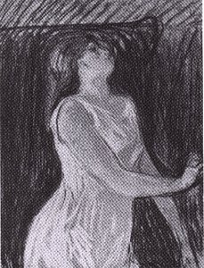 Outline Of A Model — Edvard Munch