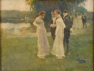 Elegant Company in the Park