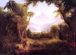 The Garden Of Eden — Thomas Cole