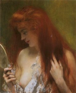 Femme Reuse Ala Toilet — Henri Gervex
