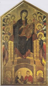 Enthroned Madonna With Angels — Cimabue