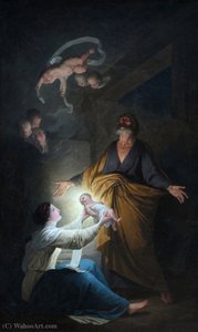 The Holy Family Or The Nativity — Joseph Benoit Suvée