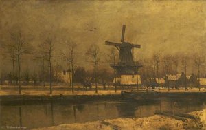 Canal Scene at Haarlem