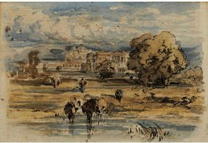 Chatsworth From The West — David Cox