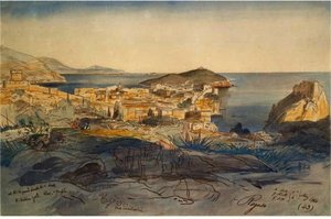 View Of Ragusa, Sicily — Edward Lear