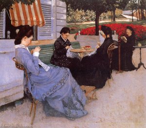 Portraits In The Countryside — Gustave Caillebotte, Realist Impressionism