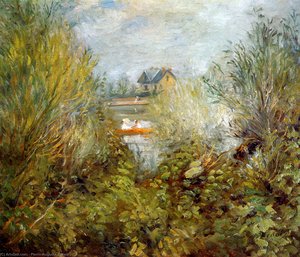 On The Seine, Near Argenteuil — Pierre-auguste Renoir