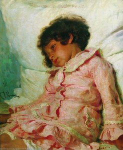 Portrait Of Nadya Repina — Ilya Yefimovich Repin