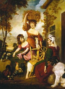 The Cottagers — Sir Joshua Reynolds, Baroque Portraiture