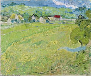 Vue De Vessenots Pres D'auvers — Vincent Willem Van Gogh, Post-impressionism