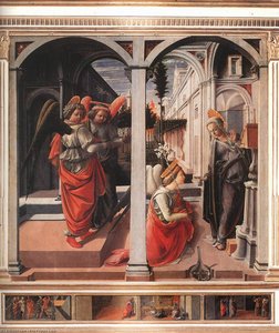 Annunciation — Filippo Di Tommaso Lippi, Early Renaissance
