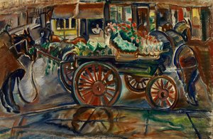Flower Cart, New York