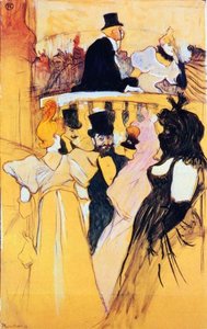At The Opera Ball — Henri De Toulouse-lautrec, Post-impressionism