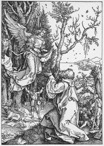 Life Of The Virgin: 2. The Angel Appering To Joachim — Albrecht Dürer, Northern Renaissance